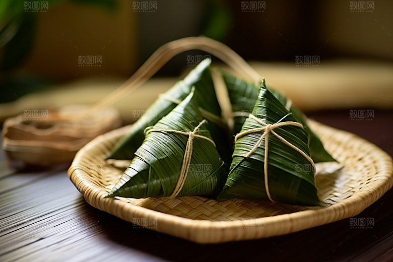 粽子美味高清摄影图