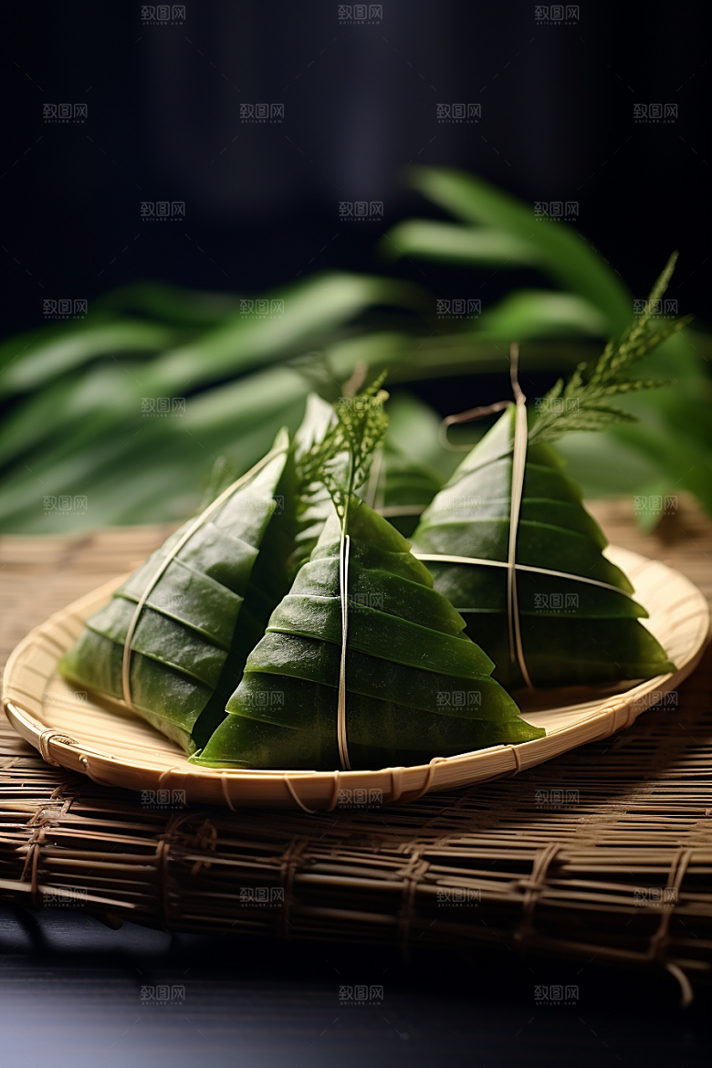 粽子高清美味摄影图