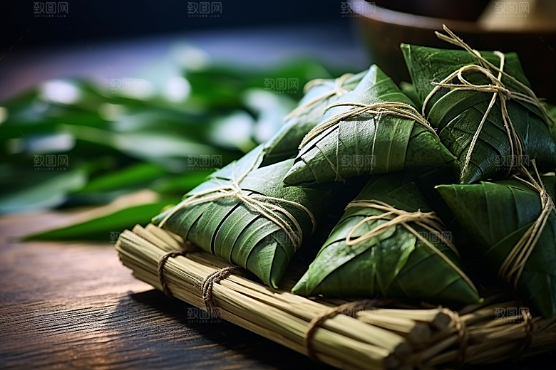粽子高清小吃摄影图