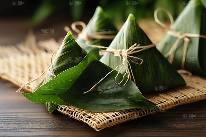 粽子美味自然摄影图