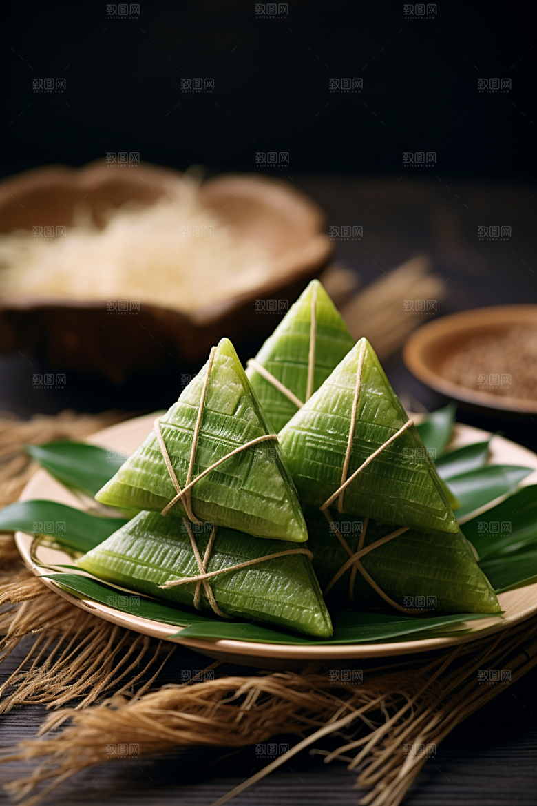 粽子美味节日节气摄影图