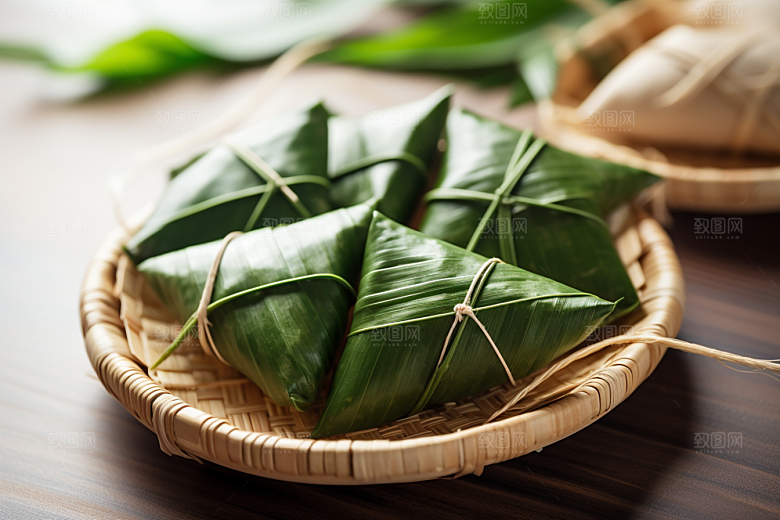 粽子美味端午节摄影图