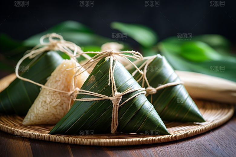 粽子小吃端午节摄影图