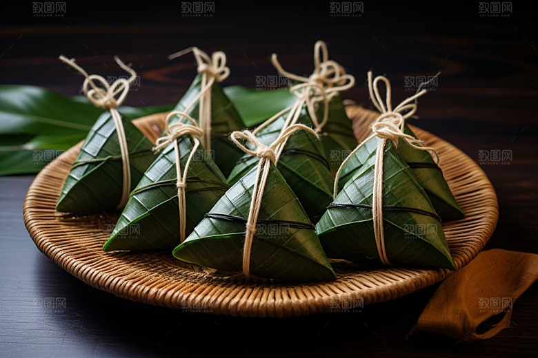 粽子传统美食节日节气摄影图