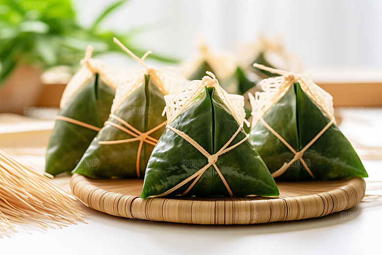 粽子端午节传统美食摄影图