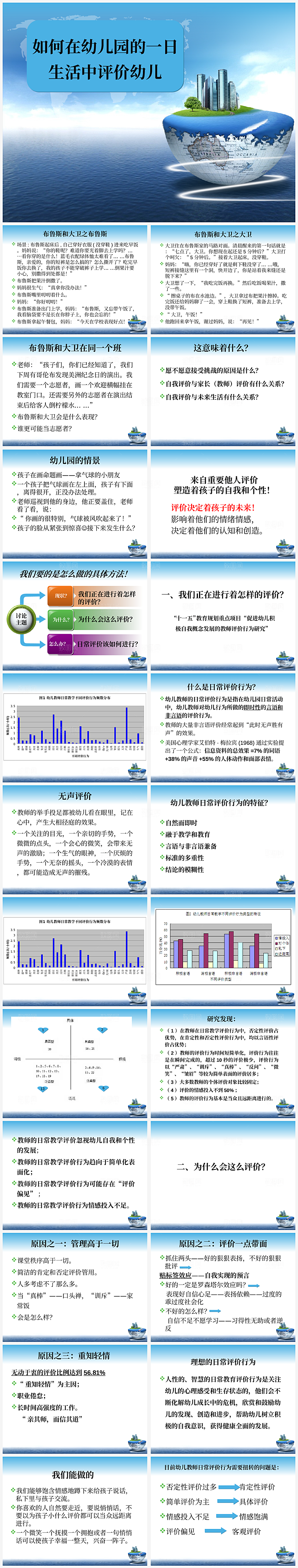 幼儿园幼师培训PPT模板