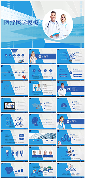 医学医疗科技PPT模板