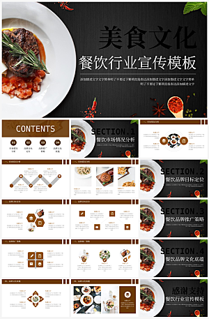 简约高级感餐饮农业企业宣传介绍PPT