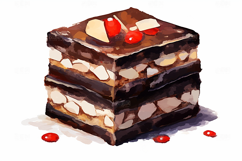 阿胶美食食疗插画