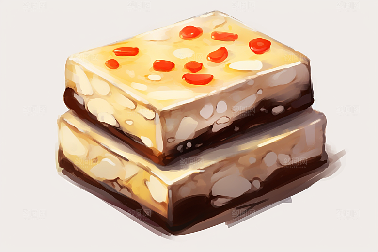 阿胶美味高清插画