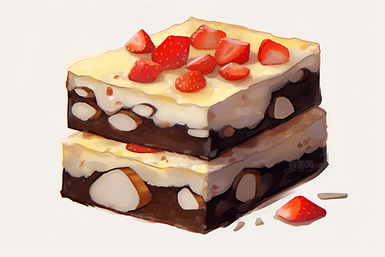 阿胶养颜补品插画