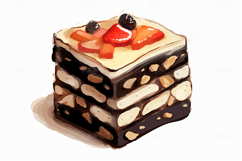 阿胶食疗养颜插画