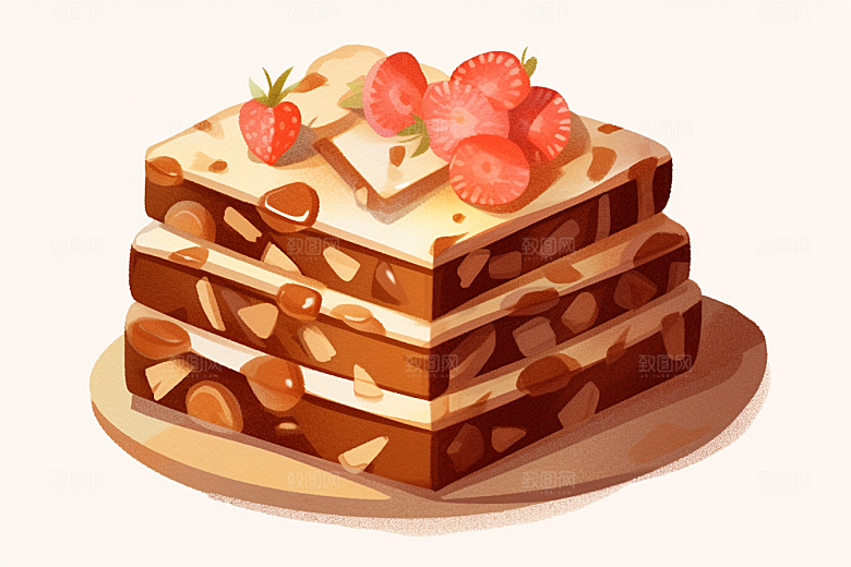 阿胶健康高清插画