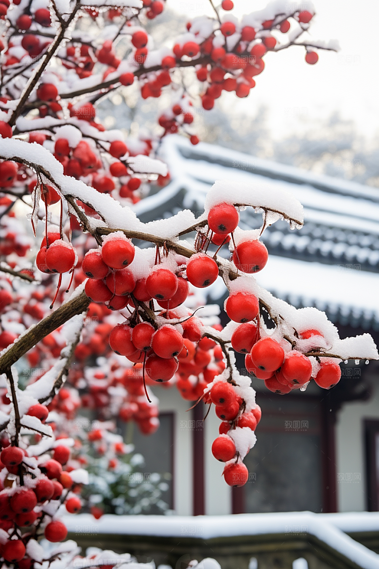 深秋元素氛围寒冷素材