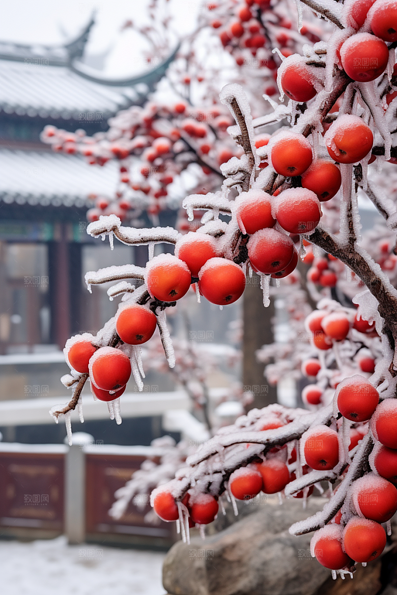 深秋元素氛围寒冷素材