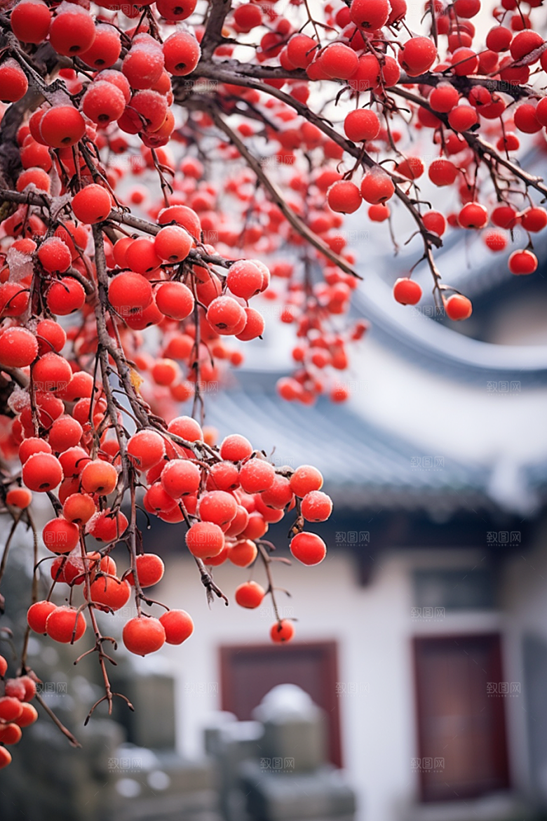 深秋元素立秋氛围素材