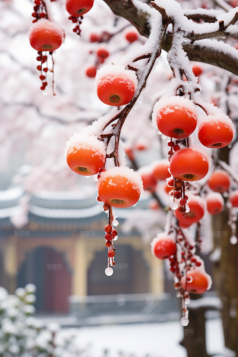 深秋元素寒冷秋天素材
