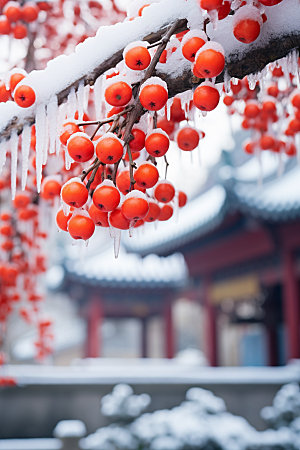 深秋元素寒冷高清素材