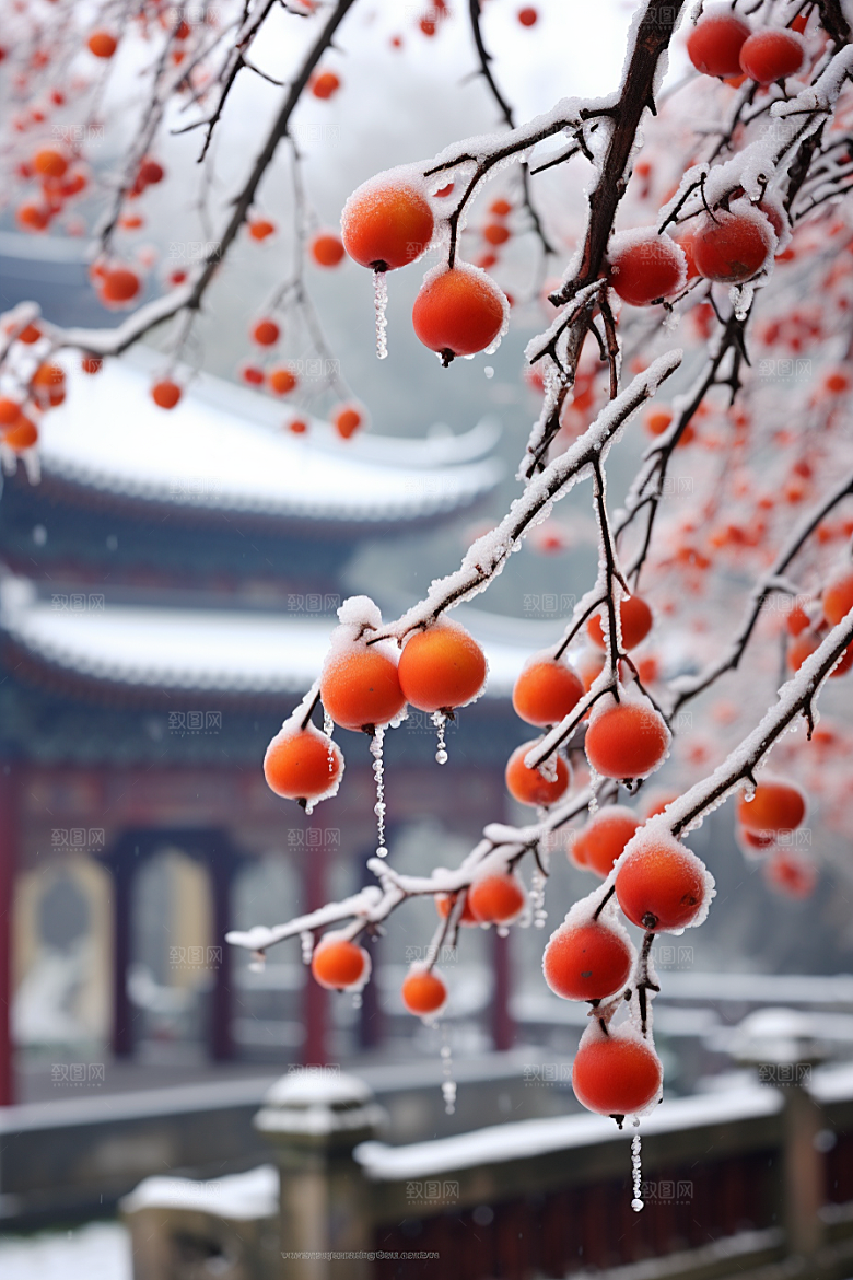 深秋元素降温高清素材