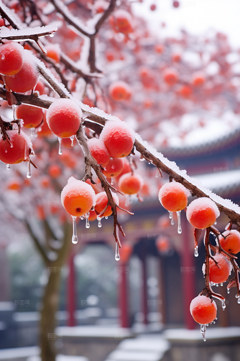 深秋元素秋天高清素材