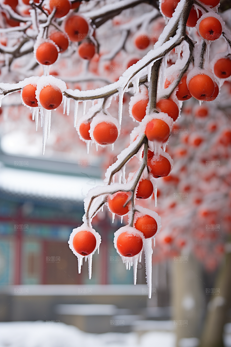 深秋元素立秋氛围素材