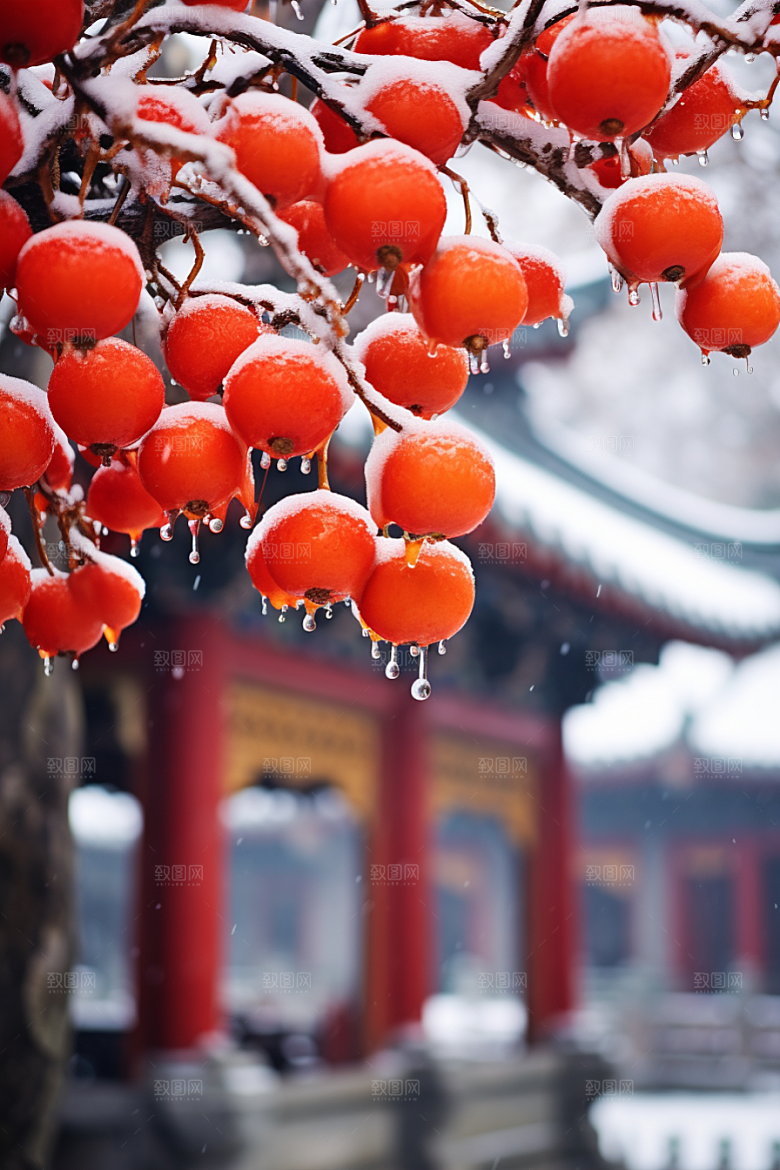 深秋元素氛围寒冷素材