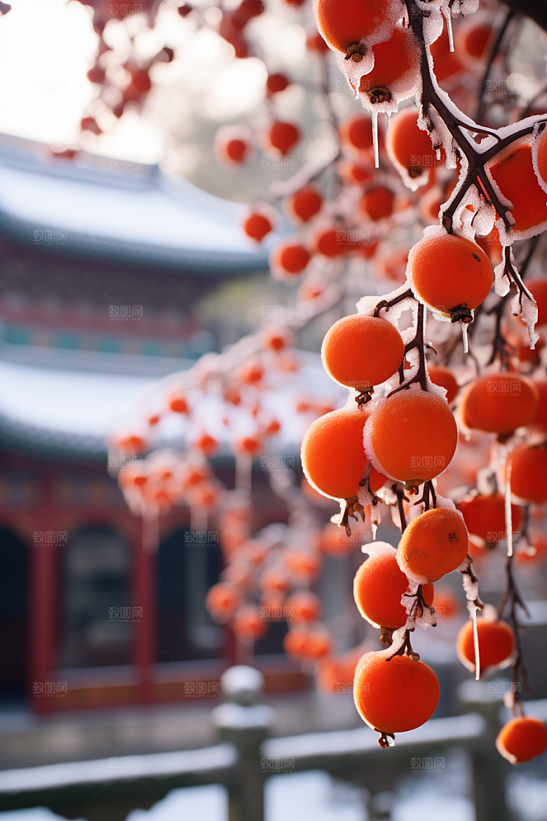 深秋元素氛围秋季素材