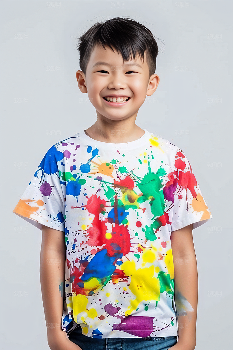 儿童绘画课程高清摄影图