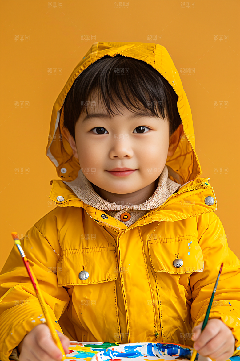 儿童绘画教育涂鸦摄影图