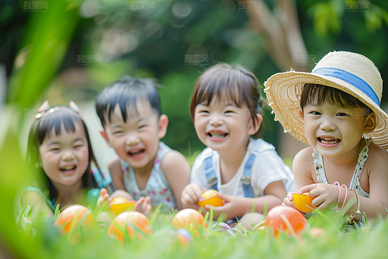 快乐儿童节肖像可爱摄影图