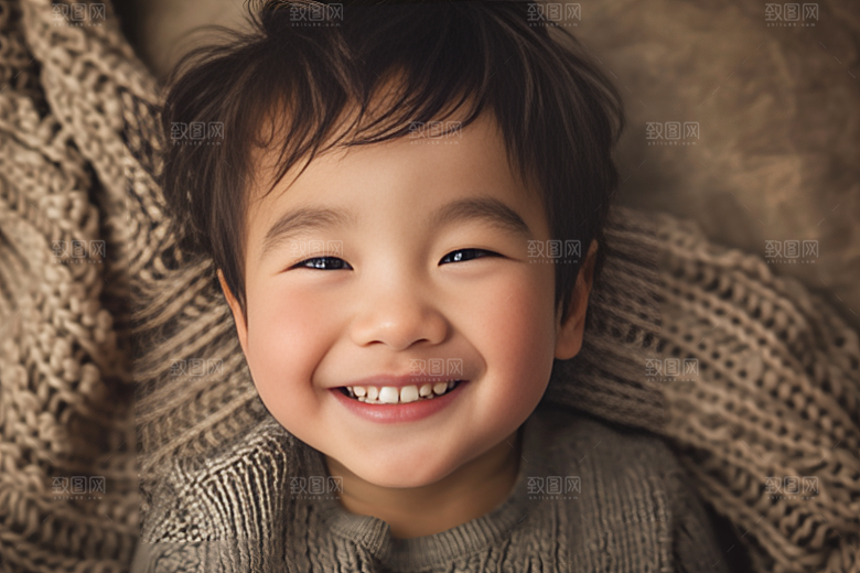 儿童梦想摄影小朋友写真摄影图