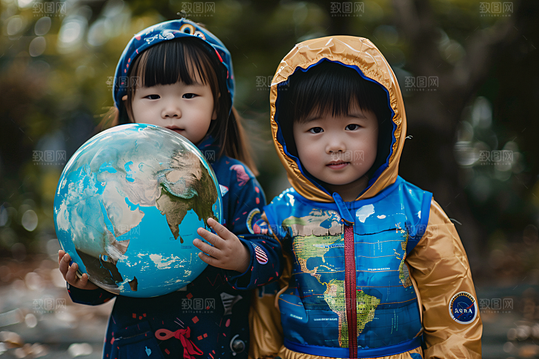儿童梦想摄影高清人物摄影图