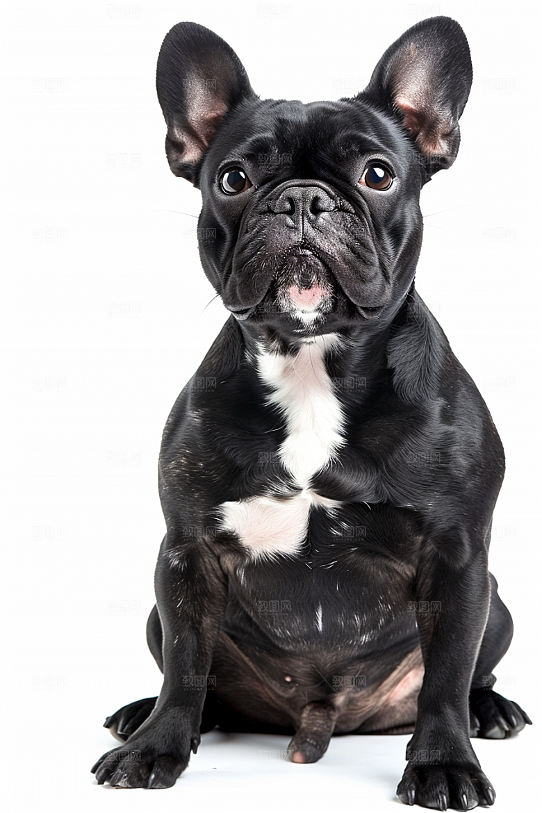 法国斗牛犬牧牛犬小狗摄影图