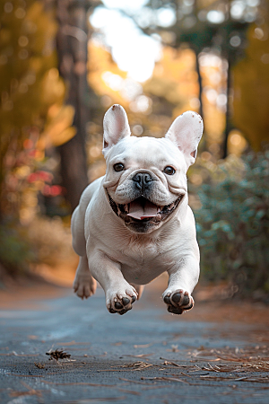 法国斗牛犬高清丑萌摄影图