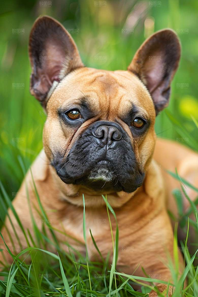 法国斗牛犬生活小狗摄影图