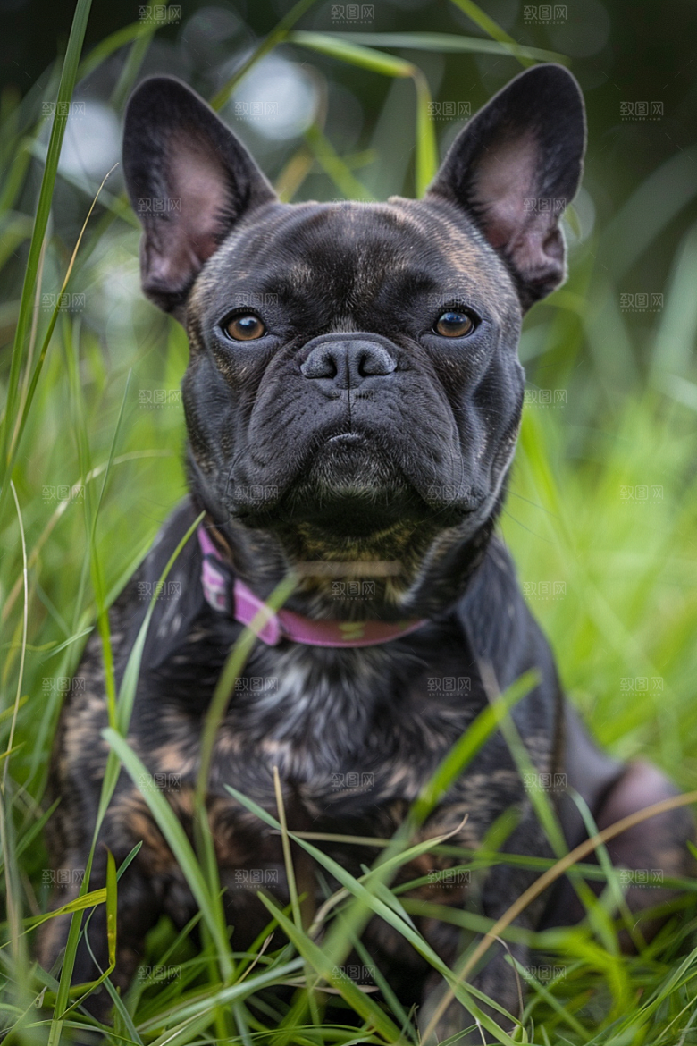 法国斗牛犬生活可爱摄影图
