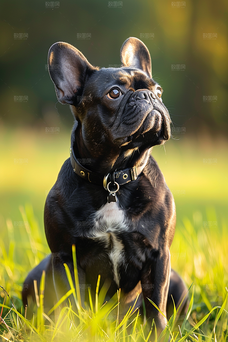 法国斗牛犬工作犬可爱摄影图