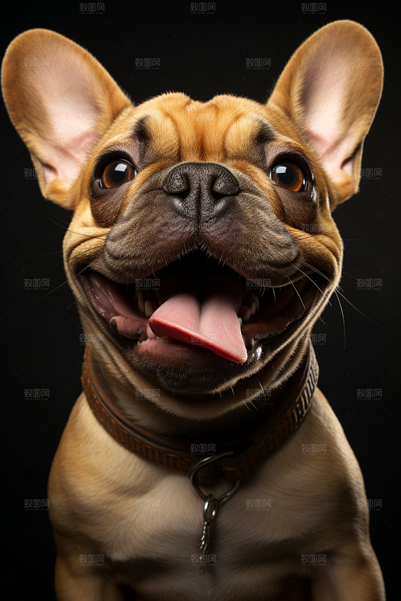 法国斗牛犬生活丑萌摄影图