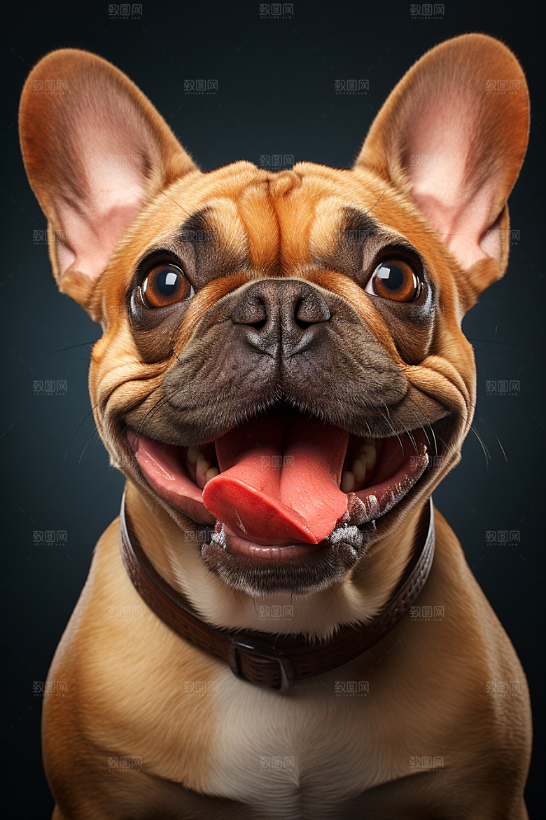法国斗牛犬生活宠物摄影图