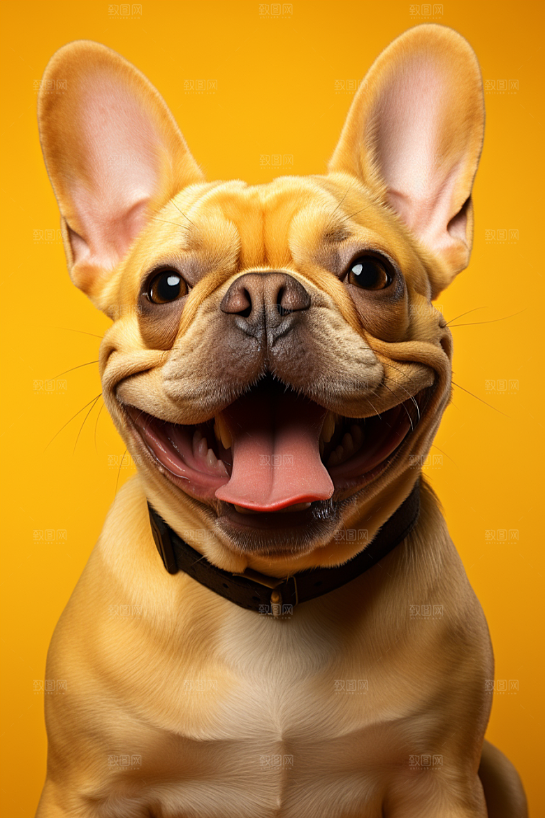 法国斗牛犬家居牧牛犬摄影图