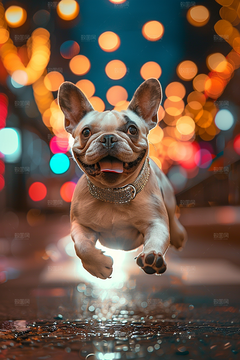 法国斗牛犬丑萌伴侣动物摄影图