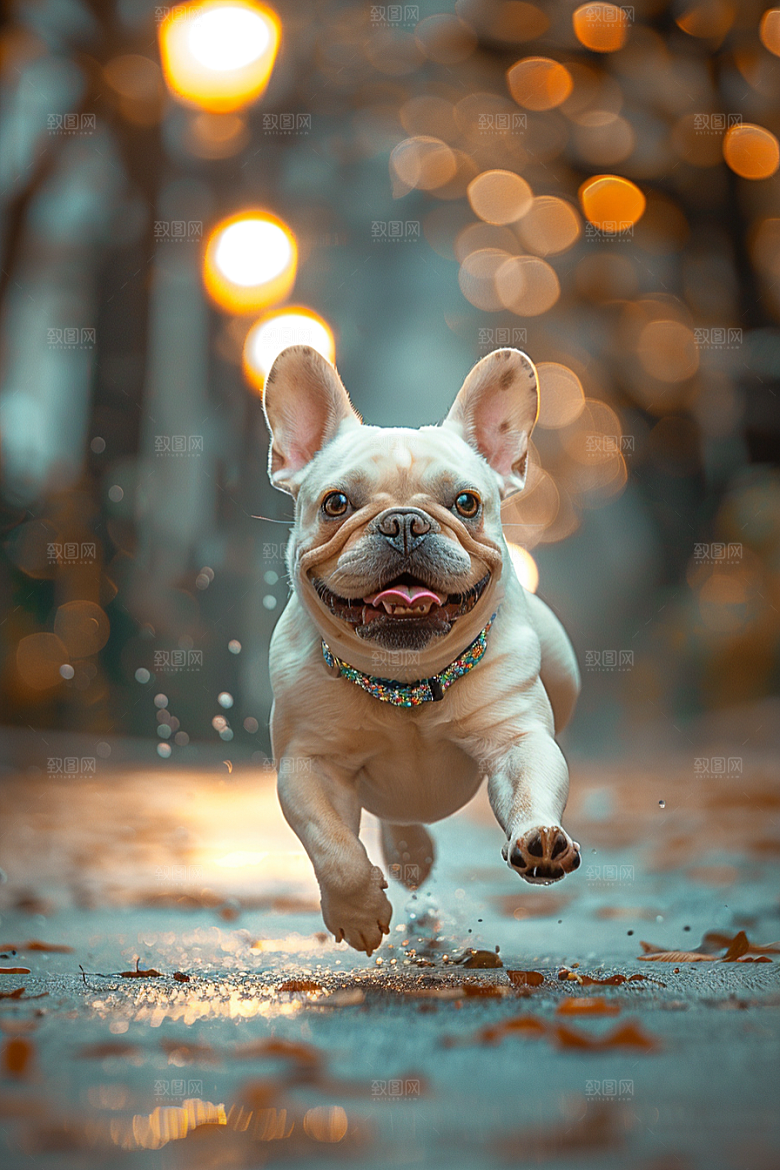 法国斗牛犬小狗生活摄影图