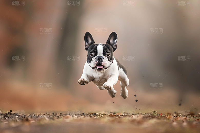 法国斗牛犬自然伴侣动物摄影图