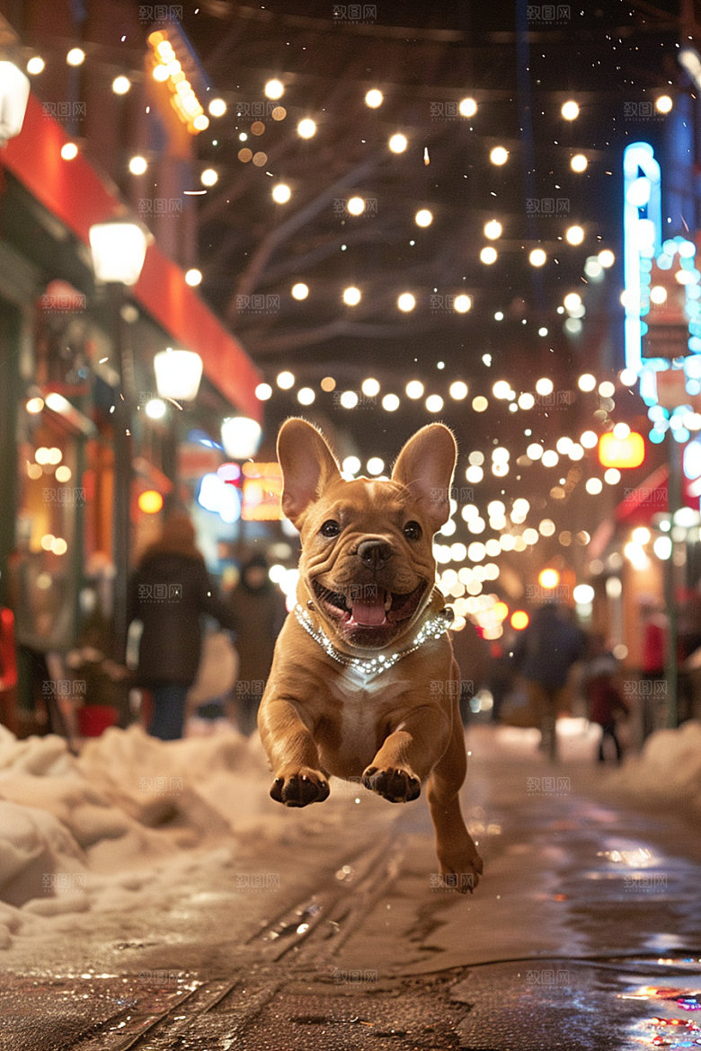 法国斗牛犬生活家居摄影图