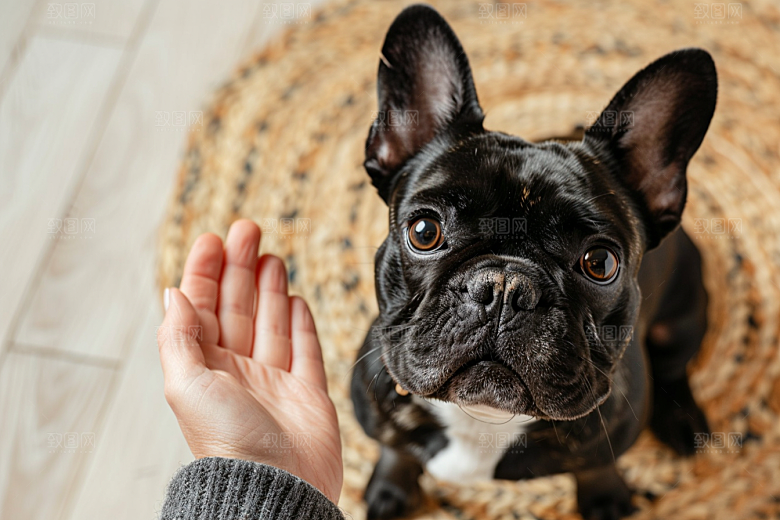 法国斗牛犬丑萌宠物摄影图