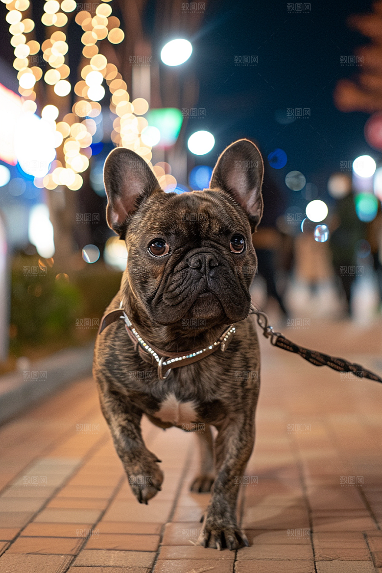 法国斗牛犬家居丑萌摄影图