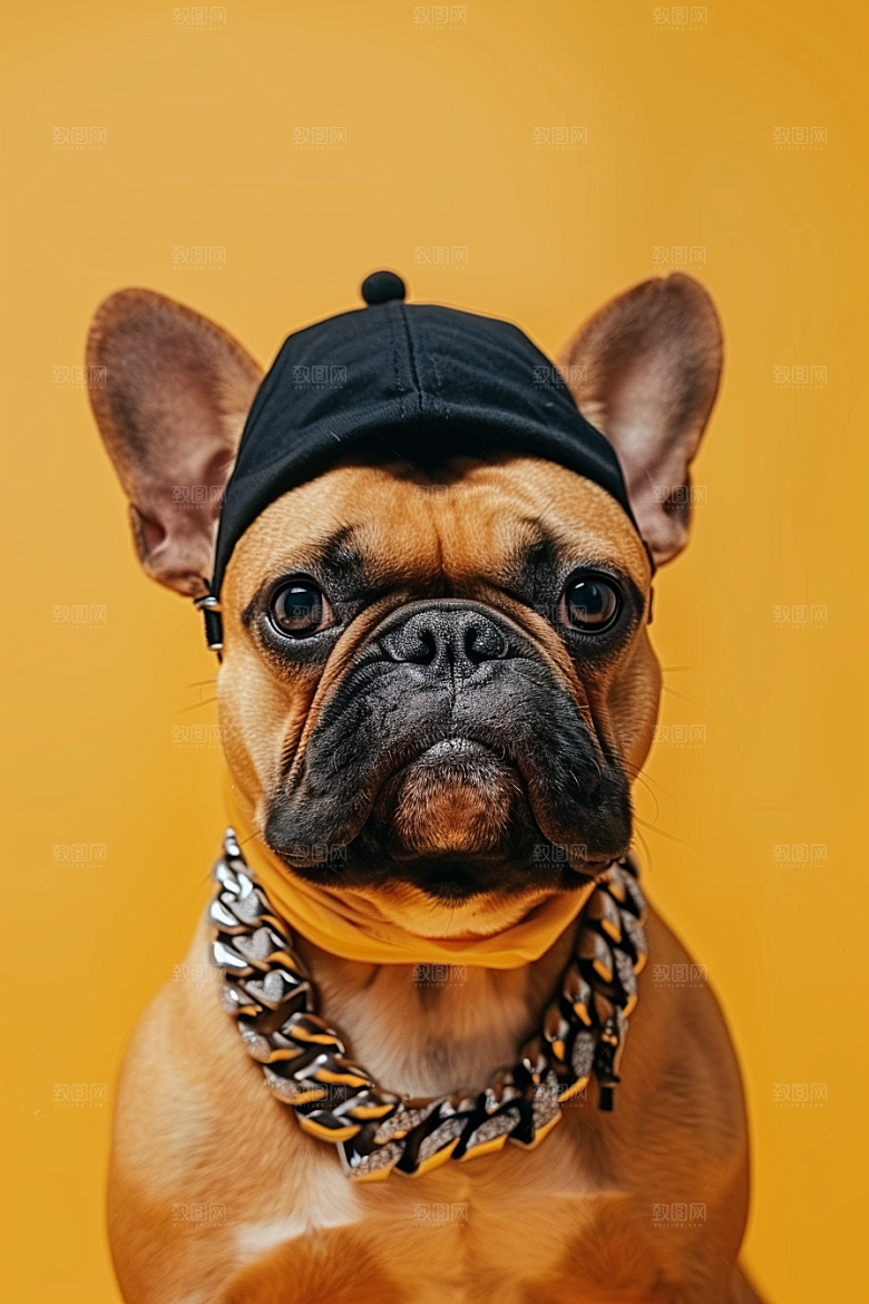 法国斗牛犬自然伴侣动物摄影图