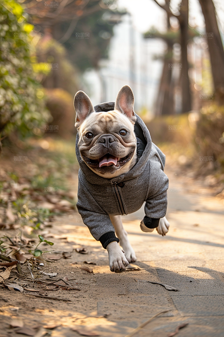 法国斗牛犬工作犬可爱摄影图