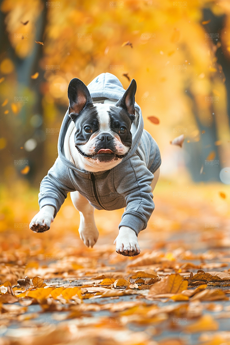 法国斗牛犬工作犬可爱摄影图
