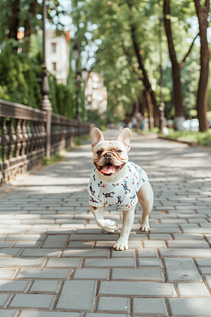 法国斗牛犬家居高清摄影图